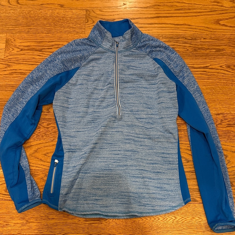 Athleta Heather Blue Pullover